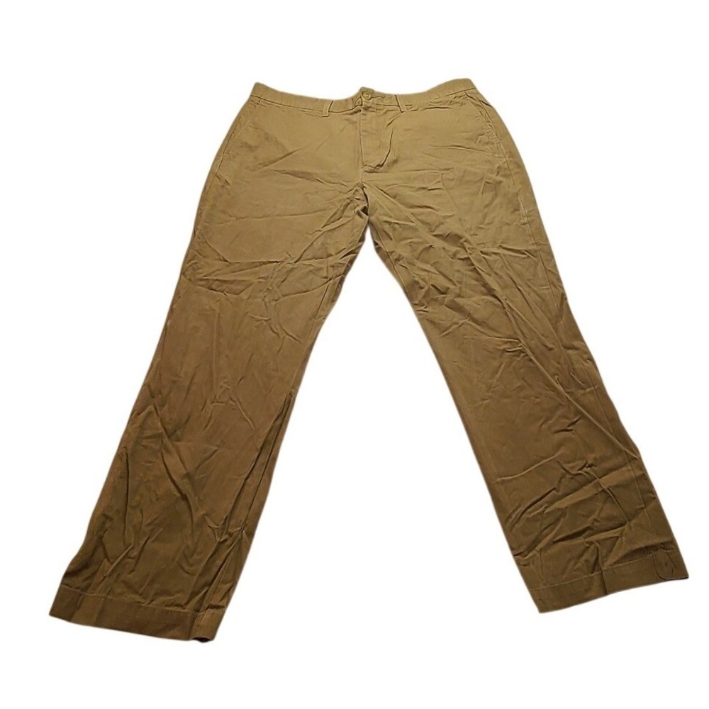Banana Republic Emerson Chino Men's 38x32 Acorn Brown Cotton Pants Office